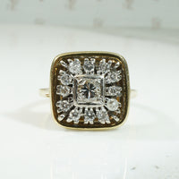 Fabulous Mid Mod Diamond Ring