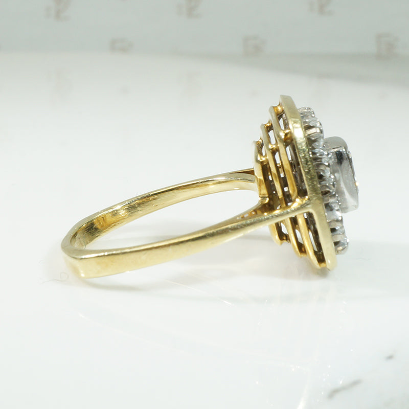 Fabulous Mid Mod Diamond Ring