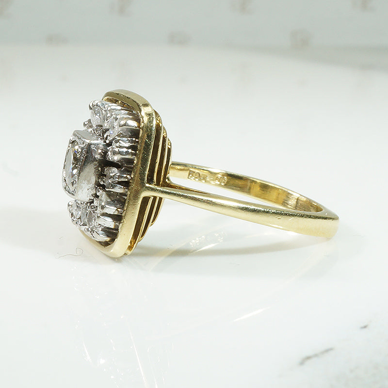 Fabulous Mid Mod Diamond Ring