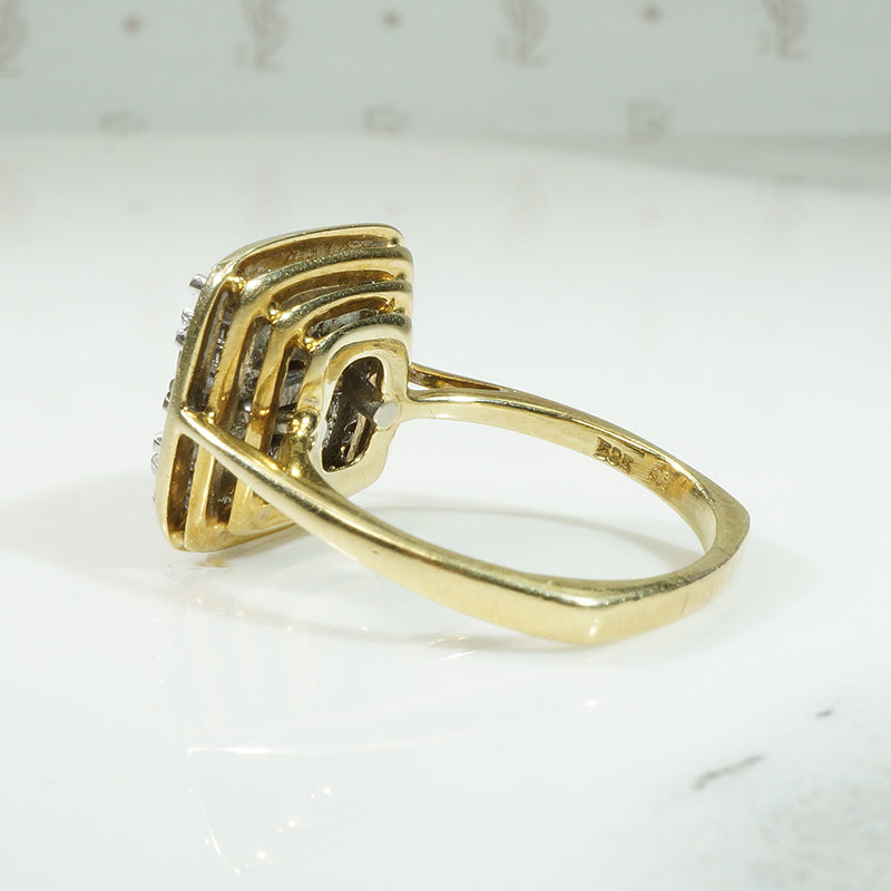 Fabulous Mid Mod Diamond Ring