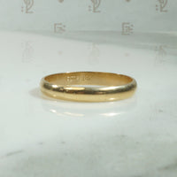 Vintage Yellow Gold Wedding Band