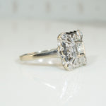 Fab 1940's Square Diamond Set Ring