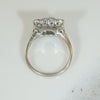 Fab 1940's Square Diamond Set Ring