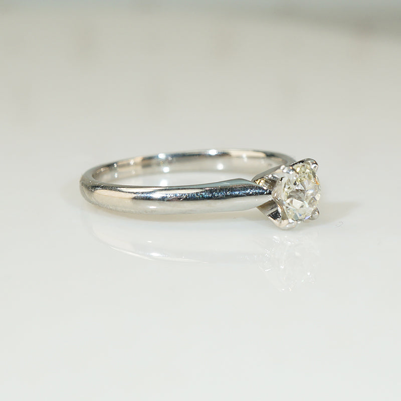 Simply Beautiful OMC Diamond Platinum Solitaire