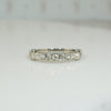 Art Deco White Gold Diamond Band