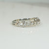 Art Deco White Gold Diamond Band