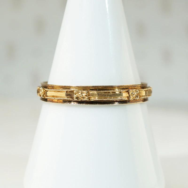 Handsome Engraved Deco Band by Lohengrin