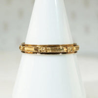 Handsome Engraved Deco Band by Lohengrin