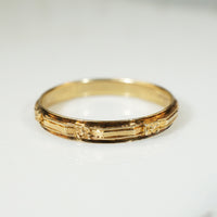 Handsome Engraved Deco Band by Lohengrin
