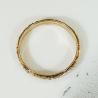 Handsome Engraved Deco Band by Lohengrin