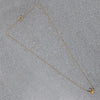 Stylized Gold Moon & Diamond Star Necklace