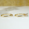 Vintage Gold Diamond Wedding Set