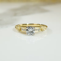 Timeless Vintage Gold OEC Engagement Ring