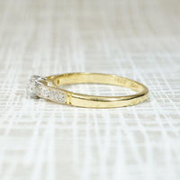 Enchanting Rose Cut Diamond Engagement Ring