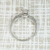 Cool & Austere Moonstone in Platinum Ring
