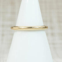 Slim & Substantial 14k Gold Wedding Band
