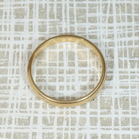 Glossy 9ct Gold English Wedding Band