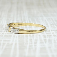 Palladium & 18k Retro Diamond Band