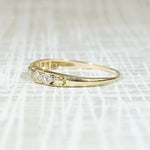 Pretty 1930s Two-Tone Diamond Wedding Band