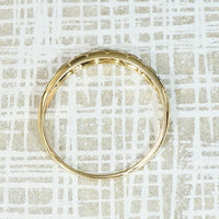 Pretty 1930s Two-Tone Diamond Wedding Band