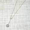 Platinum & Diamond Hexagonal Lavalier Pendant