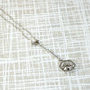 Platinum & Diamond Hexagonal Lavalier Pendant