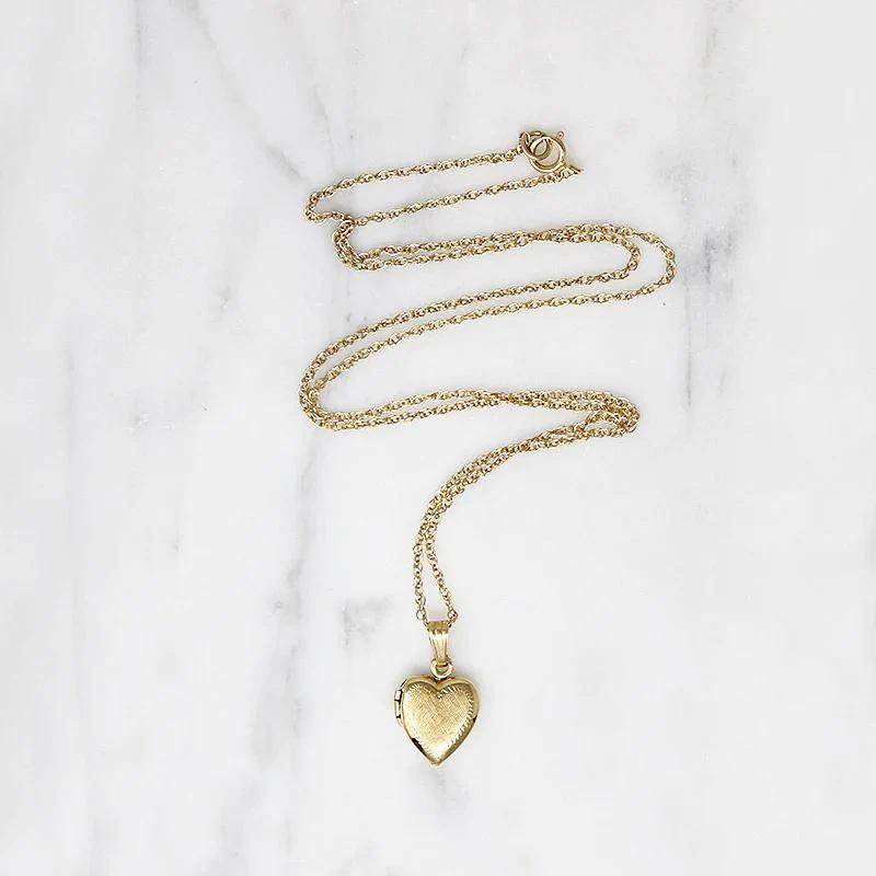 Sweetest Wee Gold Heart Locket