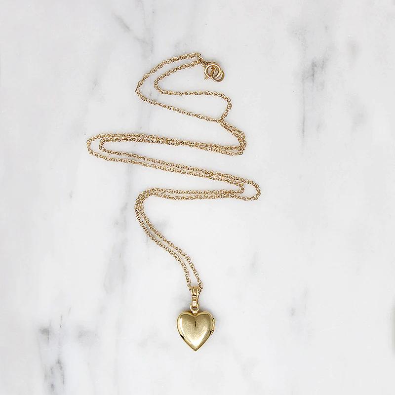 Sweetest Wee Gold Heart Locket