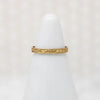 Pretty Posy Engraved Gold Tiny Ring