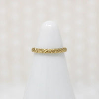 Garland of Flowers Itty Bitty 10k Gold Tiny Ring