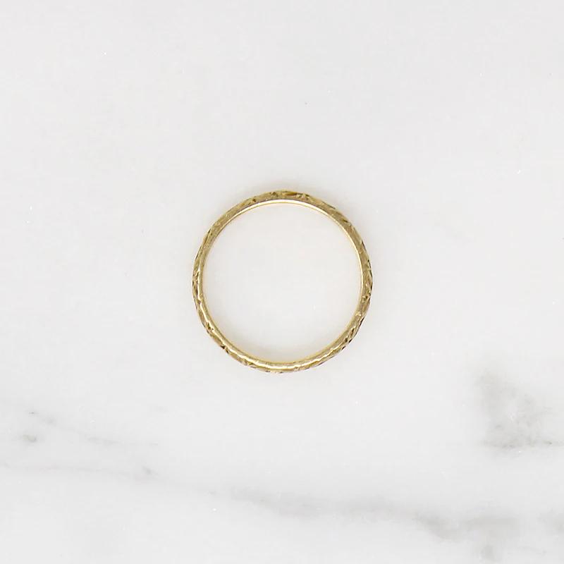 Garland of Flowers Itty Bitty 10k Gold Tiny Ring