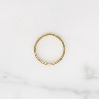Garland of Flowers Itty Bitty 10k Gold Tiny Ring