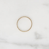 Sweetest Slip of a Floral Patterned Gold Tiny Ring