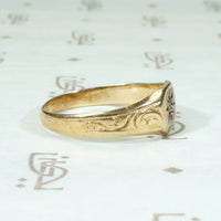 Sweetly Spooky Wee Signet with Rose Cut Diamond