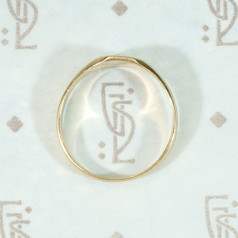 Sweetly Spooky Wee Signet with Rose Cut Diamond
