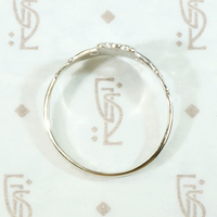 Modern White Gold Claddagh Irish Wedding Band