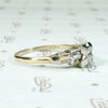 Sophisticated 1930s Architectural Engagement Ring