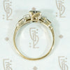 Sophisticated 1930s Architectural Engagement Ring