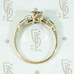 Sophisticated 1930s Architectural Engagement Ring