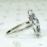 Classic Art Deco Diamond Cocktail Ring