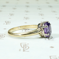 Lovely Lavender Amethyst Solitaire Ring