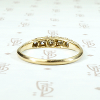 Diamonds in Platinum & 18ct Gold Wedding Band