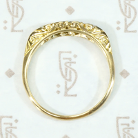 Diamonds in Platinum & 18ct Gold Wedding Band