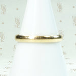 Narrow 14k Gold Wedding Band Size 9.75