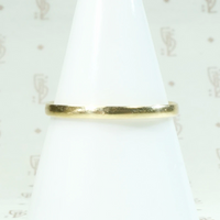 Lightweight & Slim 1920s Gold Wedding Band
