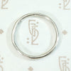 Softly Beveled Vintage Platinum Wedding Band