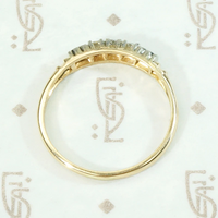 Sweet Two-Tone Forget Me Not Diamond Band