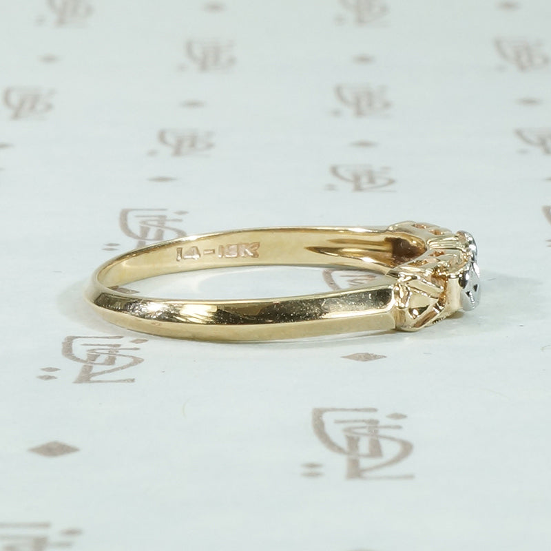 1940's 2-Tone Wedding Band