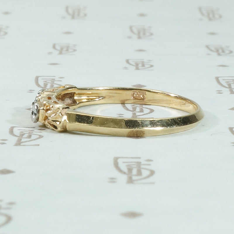 1940's 2-Tone Wedding Band