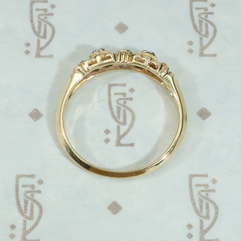 1940's 2-Tone Wedding Band